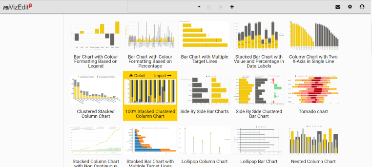 100 Stacked Clustered Column Chart For Power BI PBI VizEdit 100 Stacked Clustered Column Chart For Power BI PBI VizEdit