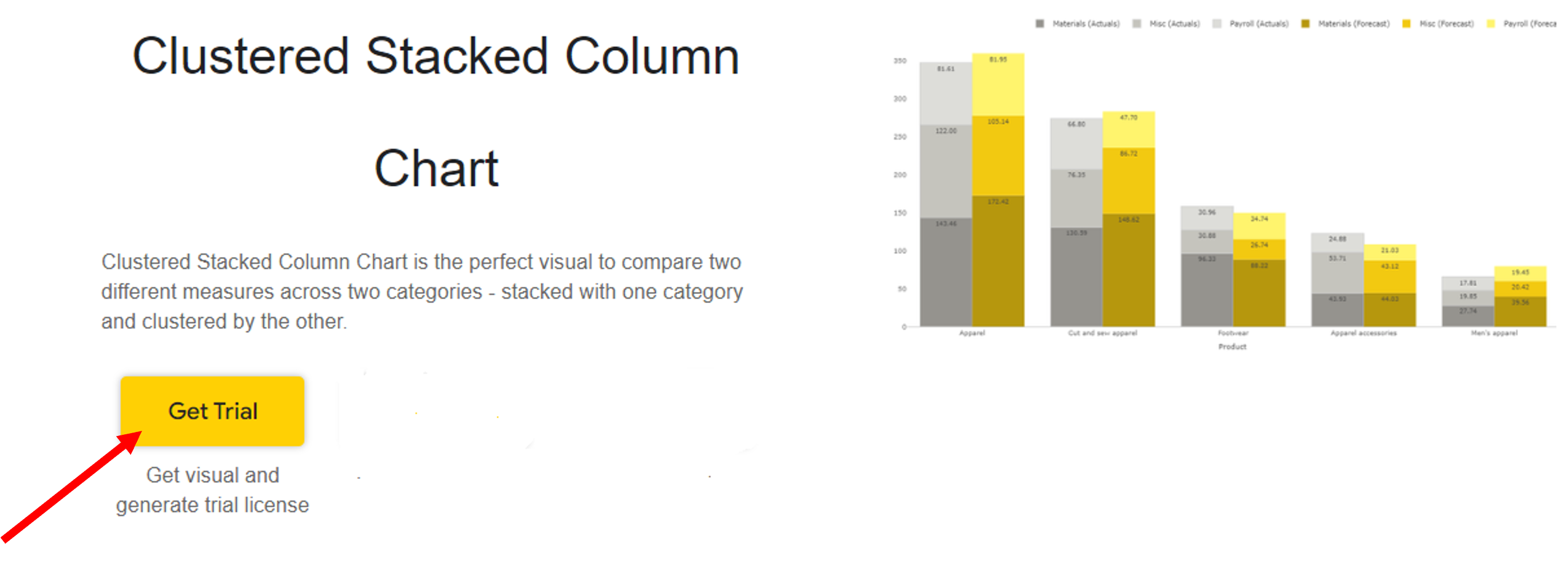 Choose the custom visual you want